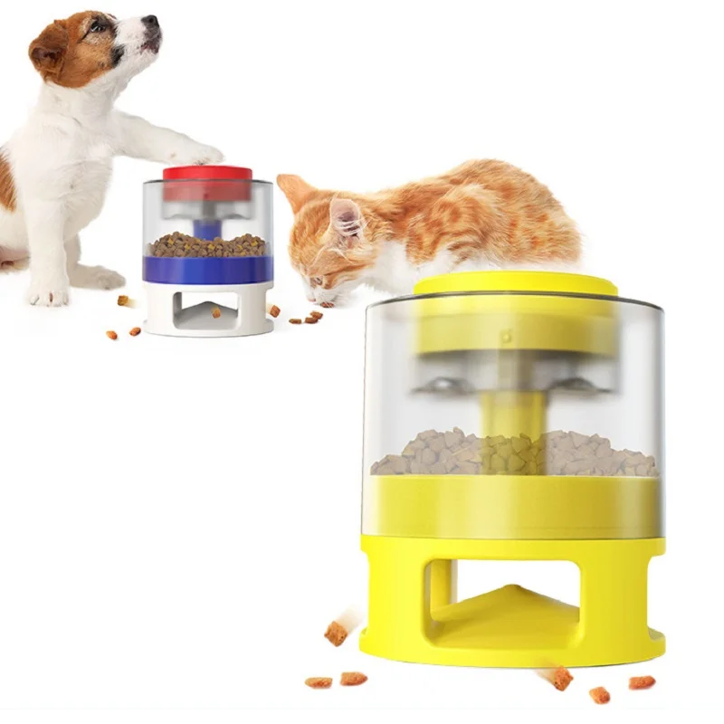 

Pet Feeding Bowl Puzzle Dog Toys Slow Food Dispenser Interactive Training Dogs Bowl Nonslip Catapult Leaking Device Pet Supplies