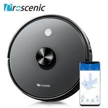 Proscenic U6 Robot Vacuum Cleaner with Laser Navigation APP Alexa Voice Control 2600Pa 5200mAh Dust Cleaner Mopping Function