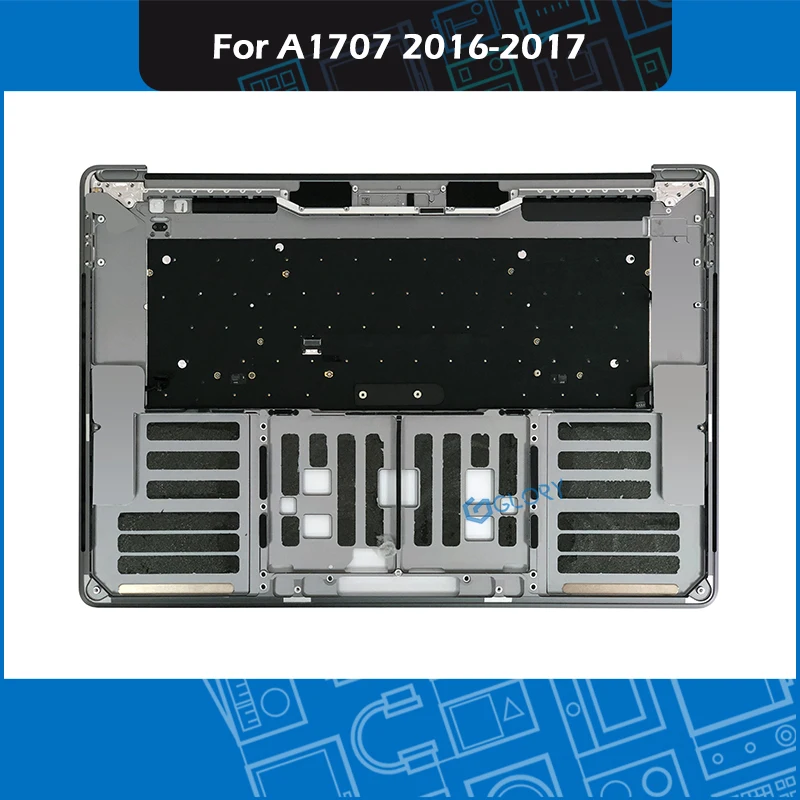 Серый чехол Space A1707 с клавиатурой английская раскладка для Macbook Pro Retina сенсорная