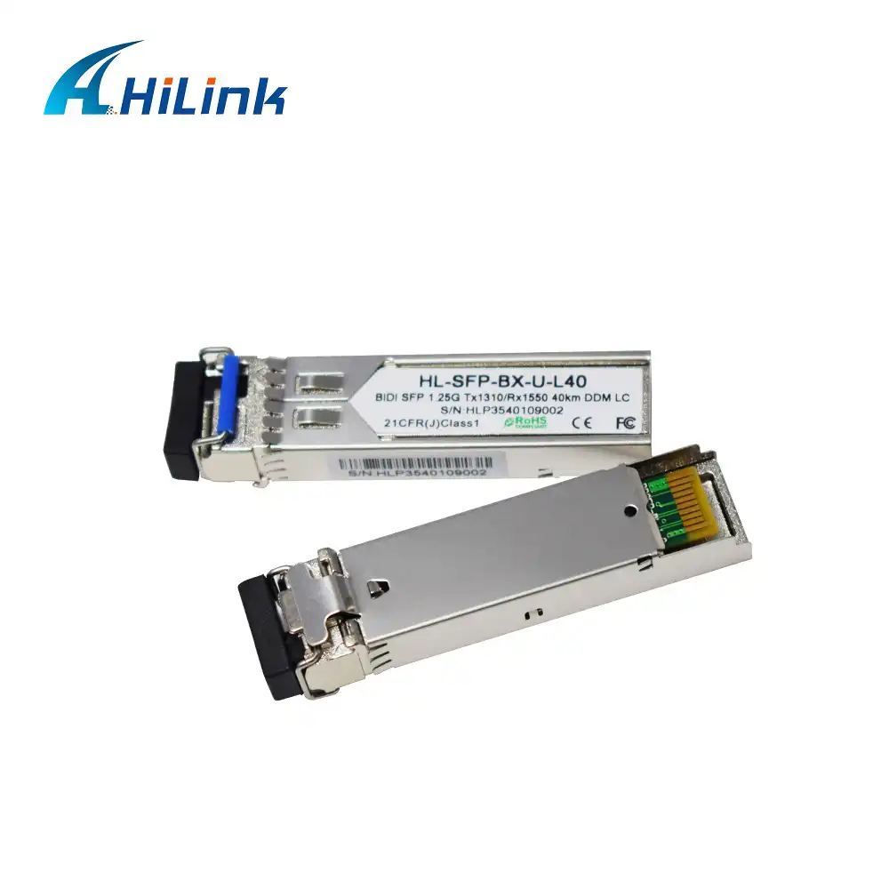 5 парт/Лот! Модуль приемника передатчика WDM BiDi SFP Одно Волокно 1000 базовый 1310/1550 40 км