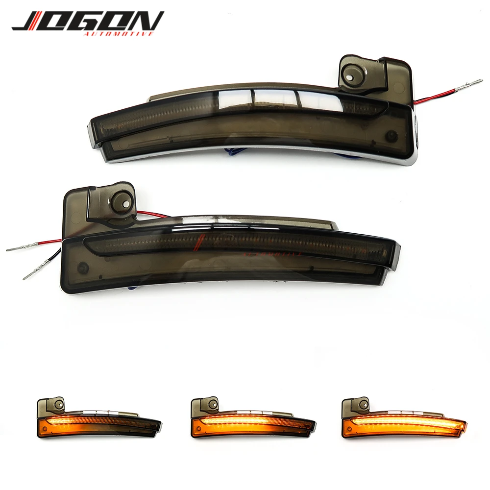 US $127.28 2 pcs For Jeep Compass 20172020 Cherokee KL LED Dynamic Turn Signal Light Side Mirror Sequential Indicator Blinker Paking Light