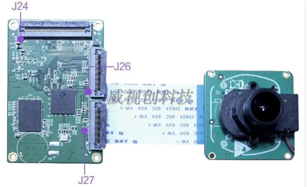Макетная плата кодирования Hisilicon hi3519 с модулем объектива IMX226