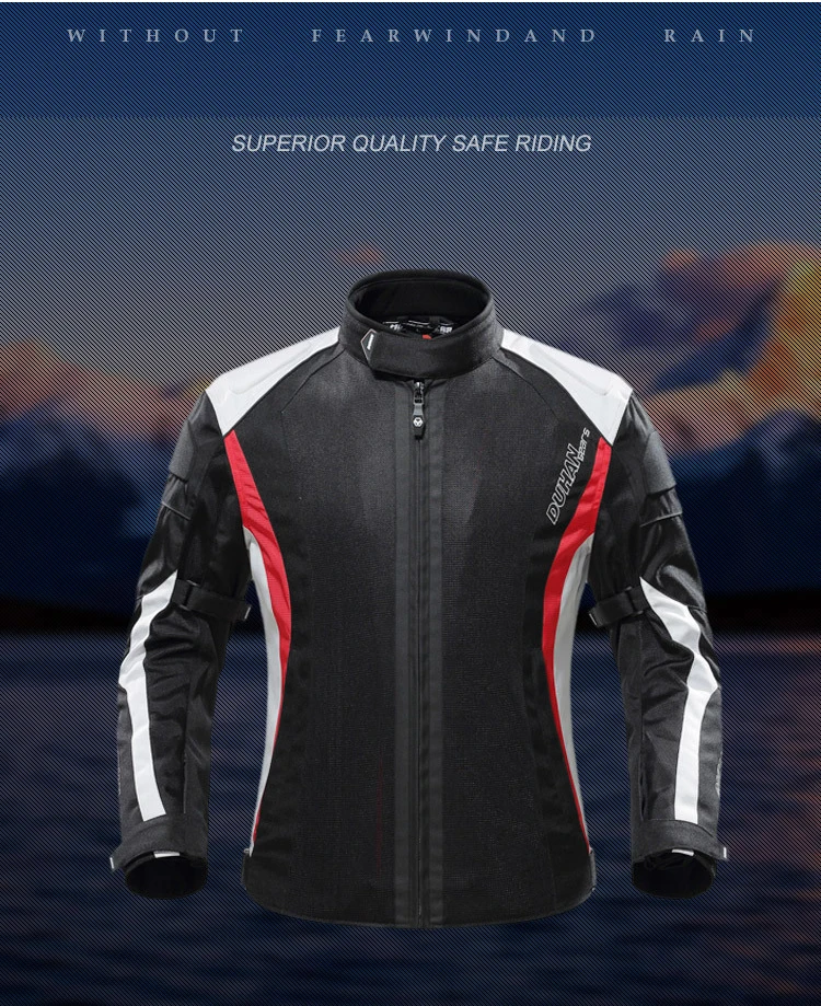 DUHAN moto rcycle куртка для верховой езды Мужская мото Экипировка Мужская t Racing Защитное снаряжение съемный протектор Ретро летняя мотоциклетная куртка одежда