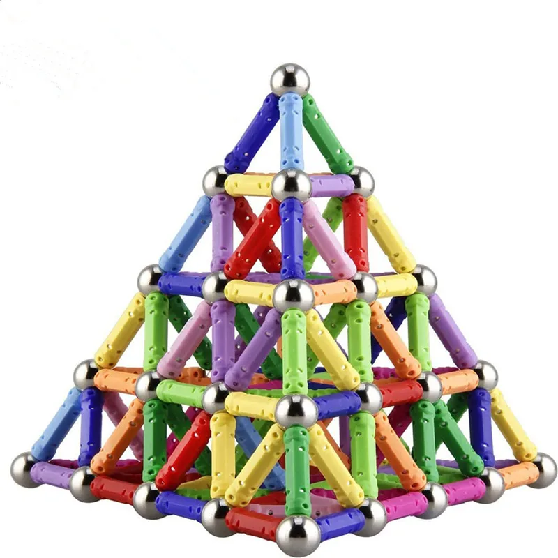 Магнитные строительные палочки PTSNET обучающие игрушки для интеллекта детей и