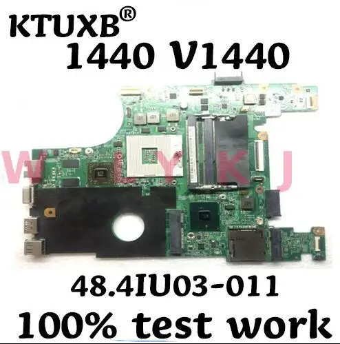 48.4IU03-011 0W1FTK CN-0W1FTK for DELL Vostro 1440 V1440 notebook motherboard PGA989 HD7430M 1G HM57 DDR3 100% test work | Компьютеры и