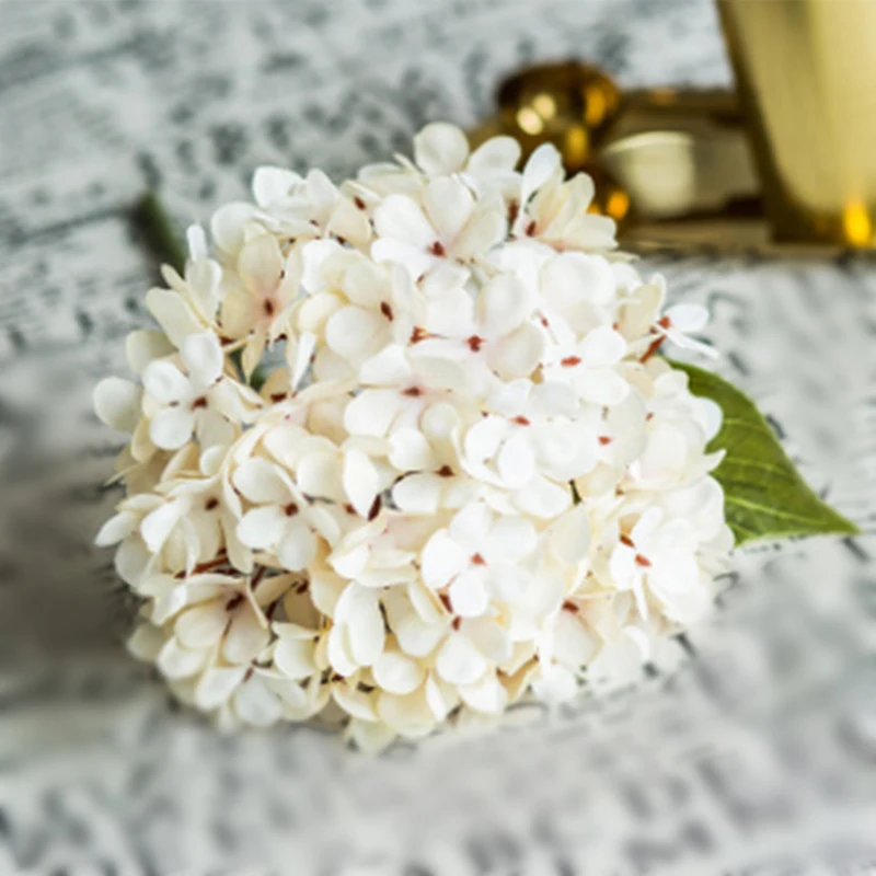 Artificial Hydrangea Flower Decoration Home Window Bouquets Decors Convenient