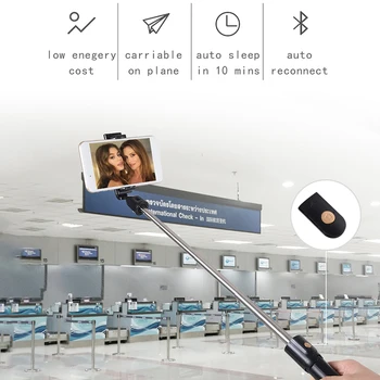 

Wireless Bluetooth Selfie Stick Portable Handheld Monopod Foldable Mini Tripod With Shutter Button For Iphone IOS Android