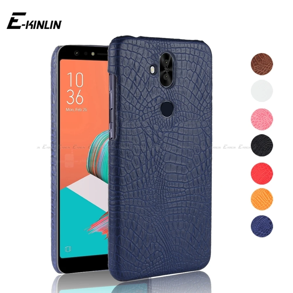 Крокодиловая змеиная кожа кожаный чехол для телефона задняя крышка ASUS ZenFone 6 5Z 5Q 5