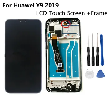

For Huawei Y9 2019 LCD Display Touch Screen Digitizer Assembly With Frame Replacement For Huawei Y9 2019 Enjoy 9 plus LCD Screen