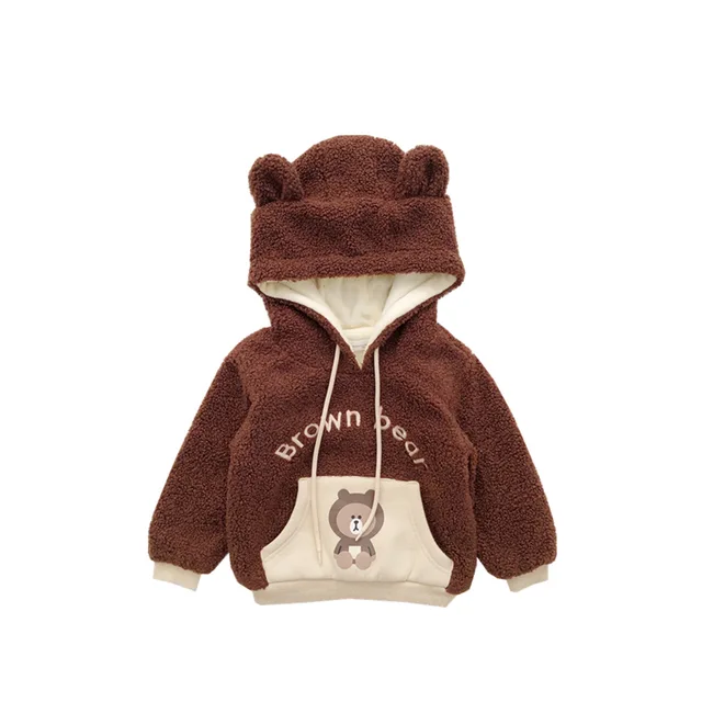 Winter New Boys and Girls' Children's Clothing Baby Bear Rabbit Fleece
