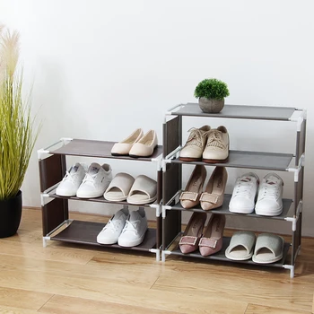 

Multi-Functional Multi-Storey Shoe Rack Organizer Household Cloth Storage Rack Simple Dormitory Provincial Space Rack