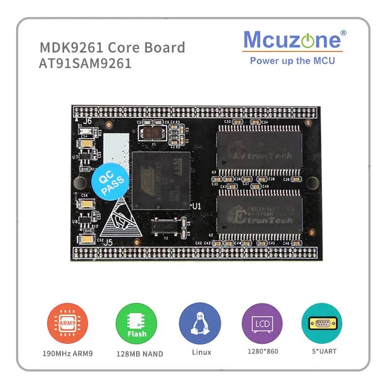 

AT91SAM9261 MDK9261 Core Board ARM9 ATMEL, ARM926EJ-S, Classic MCU, WINCE and Linux BSP