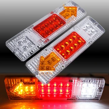

Truck Tail Lights Trailer Stop Rear Reverse Turn Lamp UV resistant 12V