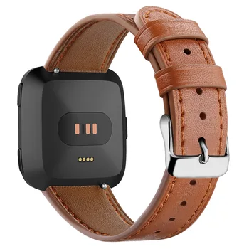 

watch strap Replacement Leather Band For Fitbit Versa Bracelet Wrist Straps For Versa Sense Smart Watch Accessories