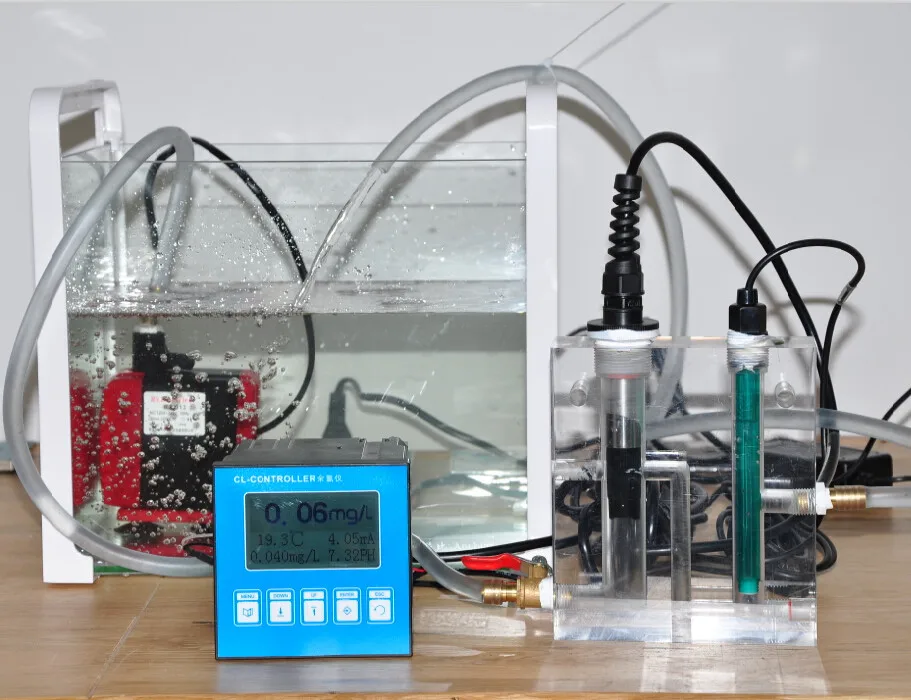 US $517.35 Laboratory Online Meter CL650 Industrial Digital Water Residual Cholorine And PH Controller