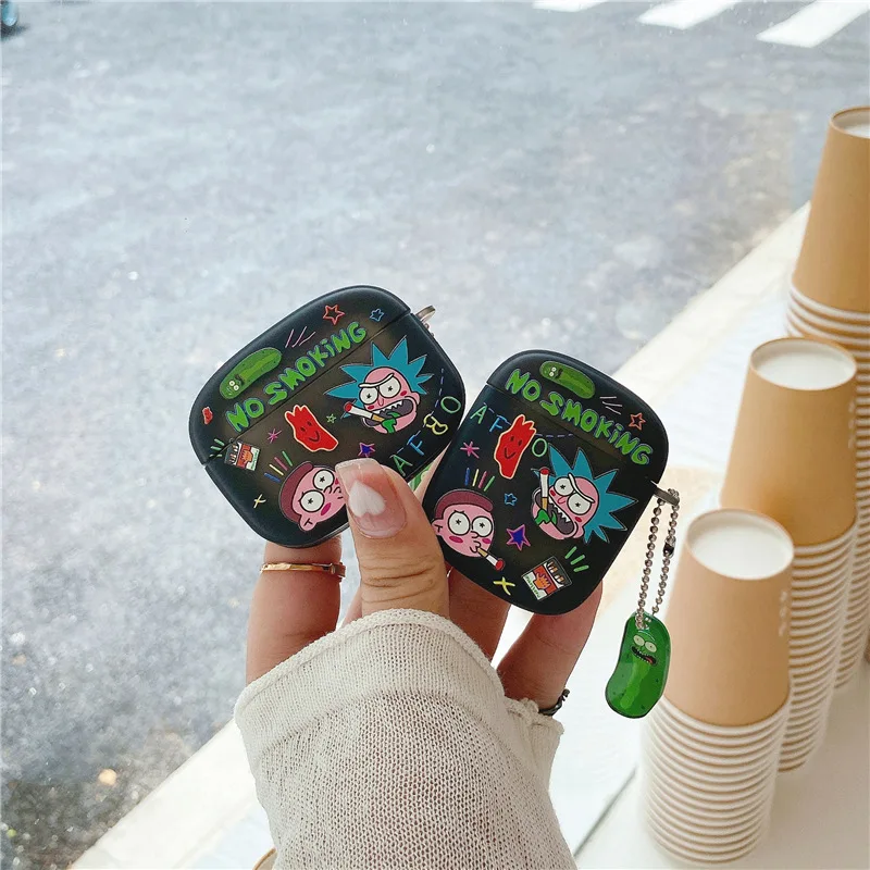Чехол из ПВХ с подвеской для наушников AirPods 1 2 Pro | Электроника