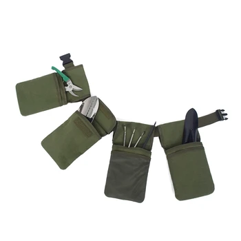 

Men Women Canvas Cutter Handsfree Durable Waterproof Lawn Home Scissors Rulers Garden Tool 4pockets Waist Belt Portable
