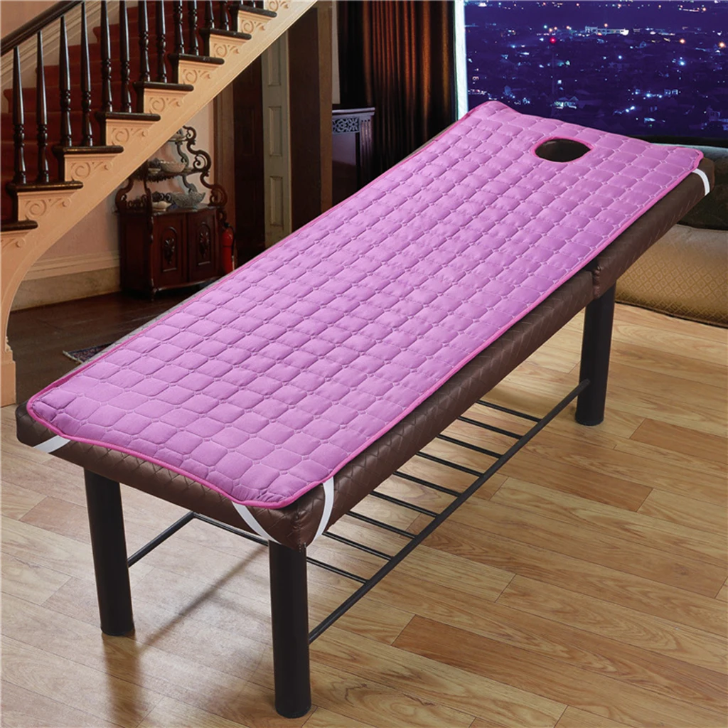 Beauty Salon Massage Bed Mattress Sheet with Face Breath Hole for Cosmetic SPA Beauty Salon Hotel Hospital