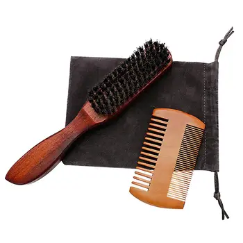 

1 Set Of Beard Styling Tools Strainer Comb Beard Brush Set Shaving Brush Comb Kit Personal Care Accessories