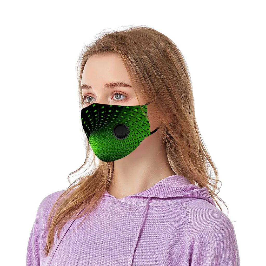 Men Women Adjustable 3d Print Breathable Safe Protection Mascarillas maks Face Maskswashable Reusable maks Dropshipping maske