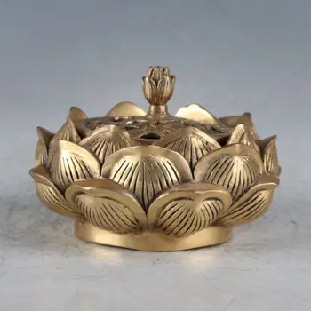 

Chinese Brass Lotus Incense Burner Made During The Qianlong Period
