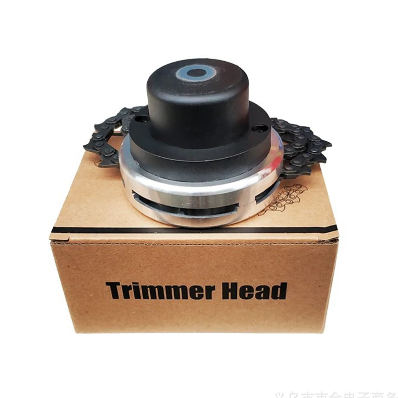 Universal 65Mn Trimmer Head Coil Chain Brush Cutter Garden Grass Trimmer Head Upgraded With Thickening chain For Lawn Mower