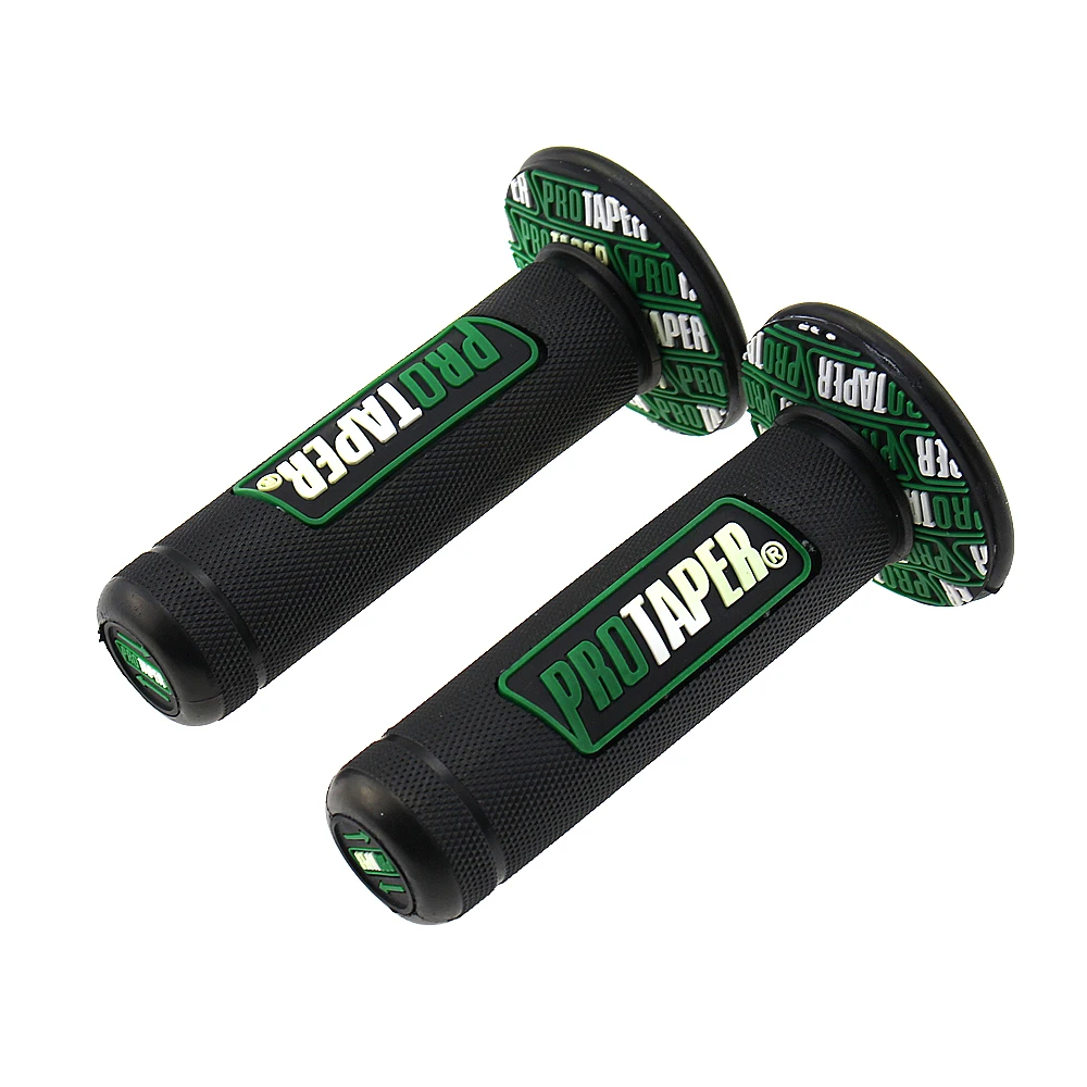 Green Опция ручка Protaper ПроТейпер для мотоцикла Грязь велосипед ямы мотокросса 7/" резиновые ручные ручки тормоза руки 2WG-117N - Цвет: Green