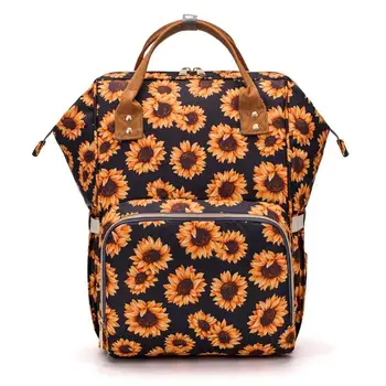 

Mother Backpack Organizer Reusable Waterproof Wear-resistant Large Capacity Shoulder Strap Storage Back packTravel Nursing Bag