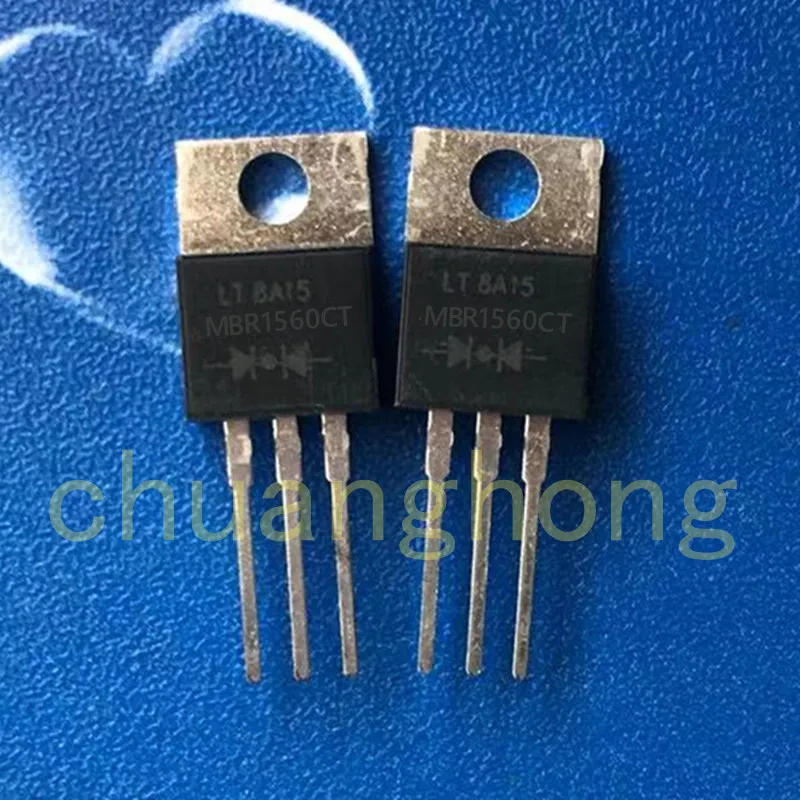 

1Pcs/Lot MBR1560CT 15A 60V Original New MBR1560 Schottky Rectifier Diode TO-220