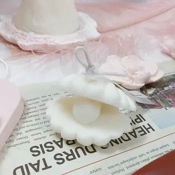 

Cute 3d Shell shape mold Wax molds for candle making Small shell silicone mould soap mold