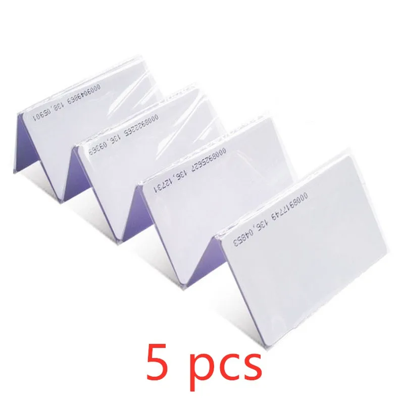 5 pcs 1/5 шт. дубликатор для создания копий 125 кГц TK4100 EM4100 RFID карты считываются только с серийным номером ID карты контроля доступа брелоки клон карты - Цвет: 5 pcs