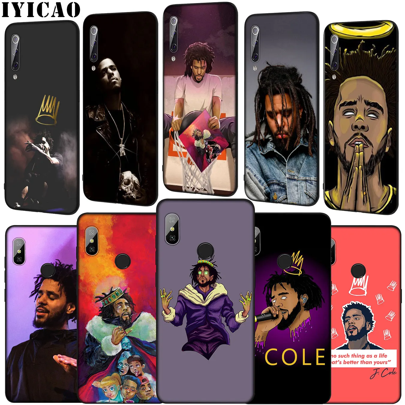 Jcole Rapper J Cole Soft Phone Case for Xiaomi Mi 10 9 9T A3 Pro CC9 CC9E 8 SE A2 Lite A1 6 pocophone f1 Mi9 |