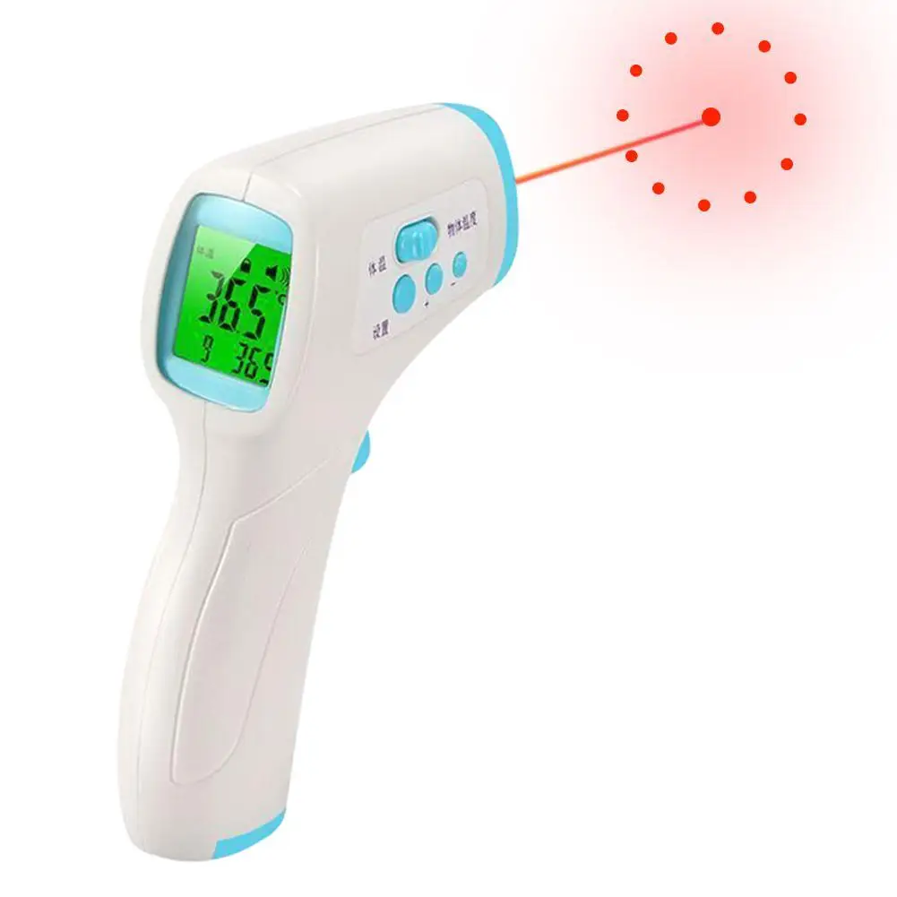 

Digital LCD Non-contact Infrared Thermometer Forehead Body Temperature Meter
