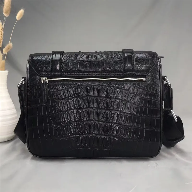 100% натуральная крокодиловая кожа аллигатора мужские черные коричневые
