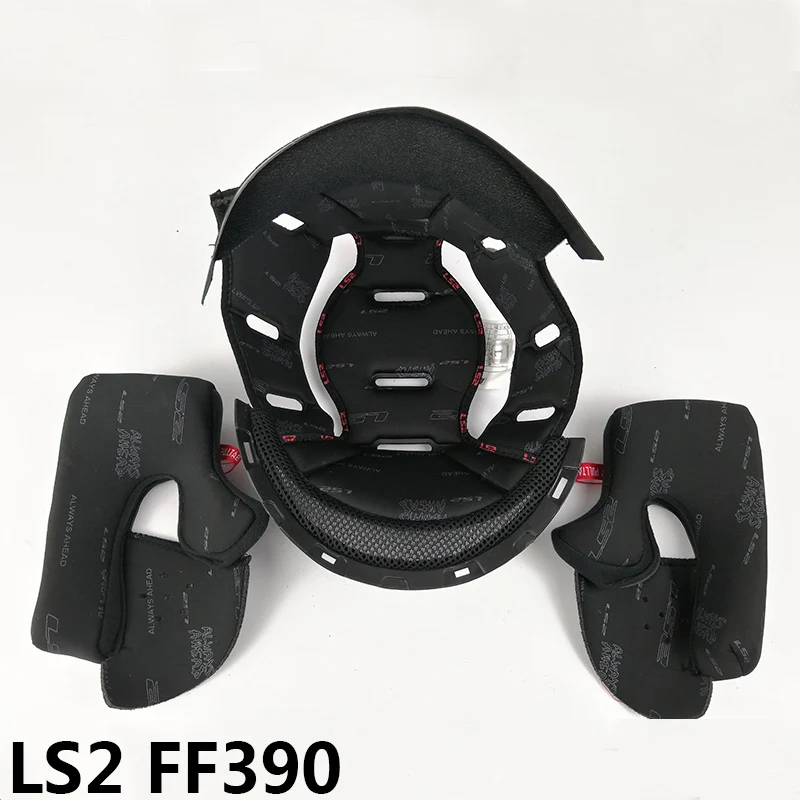 FF390 LS2 FF352 полный уход за кожей лица мото rcycle шлем Подкладка Съемный и моющийся внутренний коврик LS2 ff352 Мото шлем подкладка - Цвет: FF390