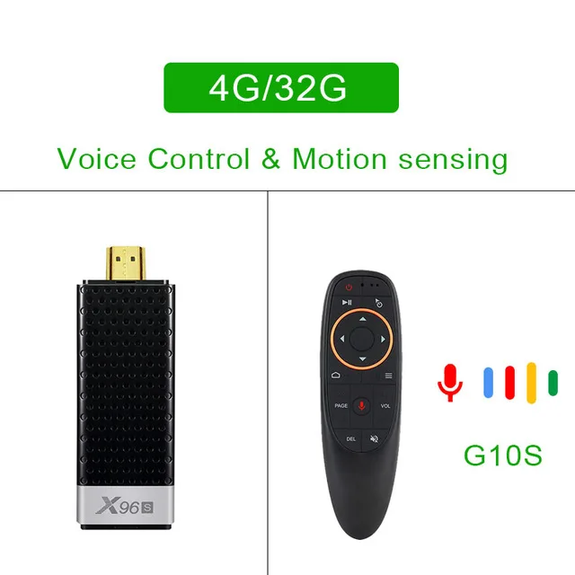 4G32G Add G10 X96S ТВ-палка Amlogic S905Y2 DDR4 4 ГБ 32 ГБ Android 9,0 tv Box X96S мини-ПК 5G WiFi Bluetooth 4,2 4K HD tv Dongle медиаплеер - Цвет: 4G32G Add G10