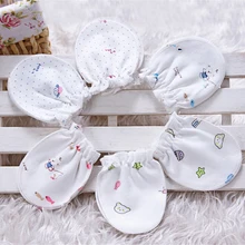 1 пар/лот мягкий хлопок младенец Handguard Новорожденный ребенок варежки анти-царапки Перчатки Уход за ребенком новые аксессуары