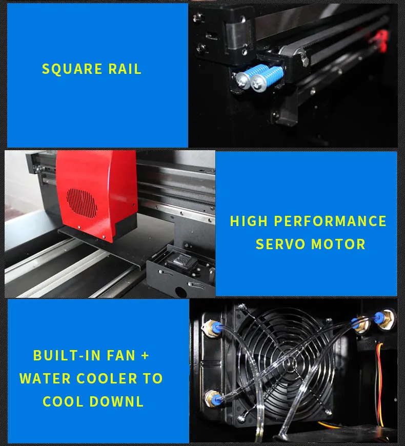 Full Automatic A3 3060 UV Flatbed Printer leather Metal 30*60cm uv printer for Epson XP600 printhead with cylinder Device