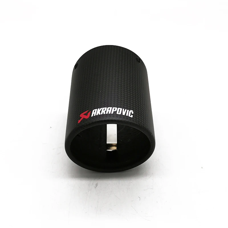 Akrapovic наконечник выхлопной трубы из углеродного волокна для Volkswagen Bora пленка АТИ-радиация Polo Lavida Jetta VW Golf 7 6 MK7 Mk6 Scirocco 1,4 T TSI