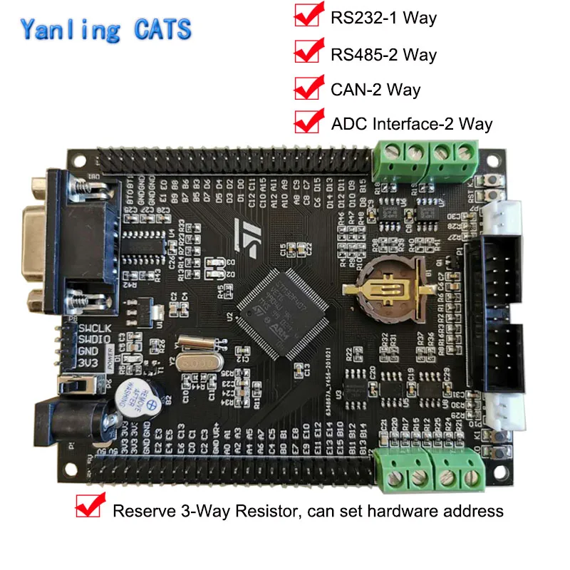 

Две CAN RS485 STM32F407VET6 с платой STM32F429VET6 STM32F207VET6 STM32F205VET6 ARM CortexM4 с температурным зондом