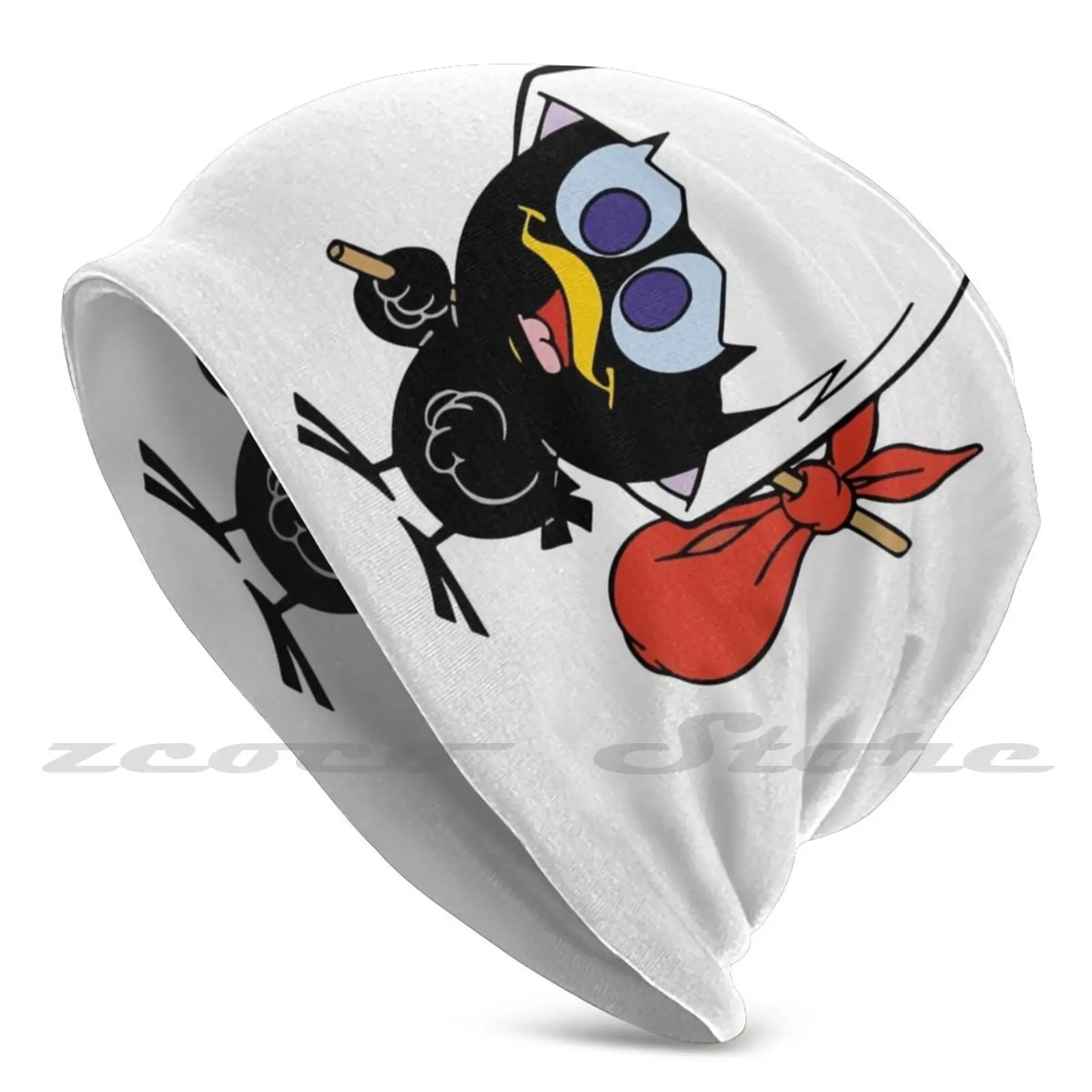 Calimero Knit Hat Hedging Cap Soft Elasticity Outdoor Sports Leisure Calimero Italian Animation Charming Hapless