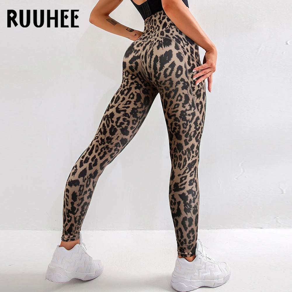 leopard sports leggings