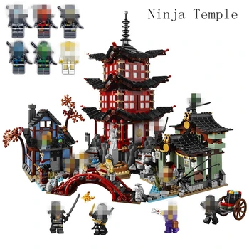 

Ninjagoed Series Ninja Temple DIY Building Blocks Set Compatible with Lepins Educational Toys for Children Ninjagoes Movie