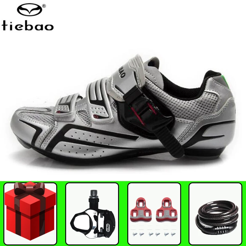 

Tiebao road cycling shoes add pedal set sapatilha ciclismo self-locking breathable sneakers for men women zapatillas ciclismo