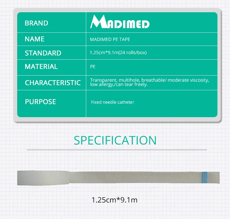 Медицинская дышащая PE лента хирургической волокно для наращивание ...