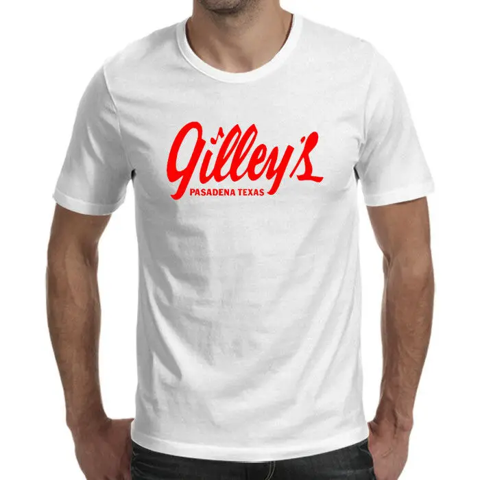 Gilleys Pasadena Texas Logo белая футболка размер S-5XL - Цвет: Белый