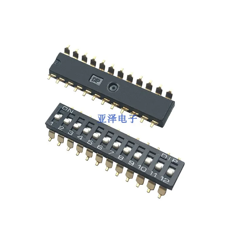 5 шт. DM-12 SMD DIP переключатель 12 позиций 2 54 мм Шаг программный | Обустройство дома