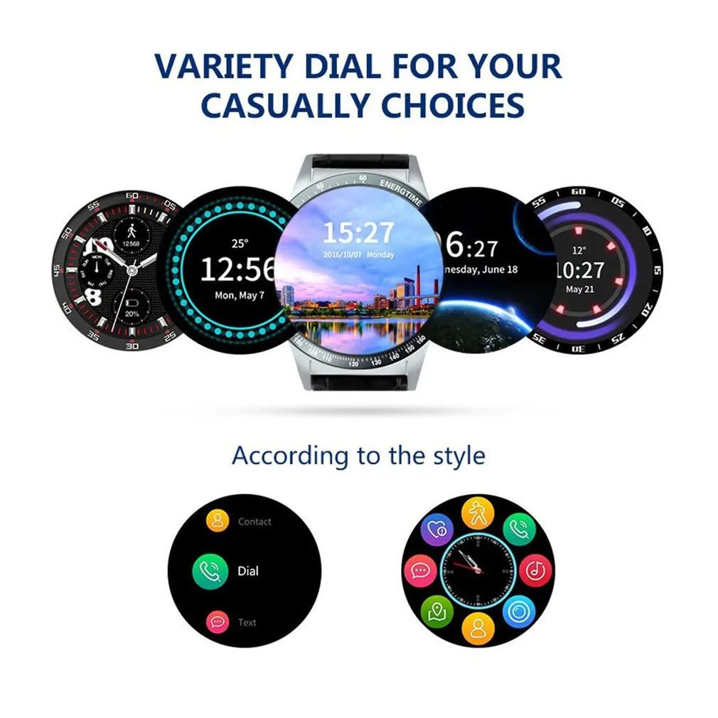 

LEMFO Y3 Smart Watch For Android Quad Core Support GPS WIFI 3G Heart Rate Monitoring Waterproof Sport Health Remind