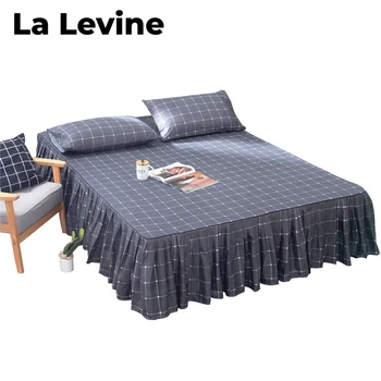 

Bedspread Washed Home Bed Cover Double Single Soft Breathable Mattress Protective Cover Bedding Set Bed for Bedroom Dormitory