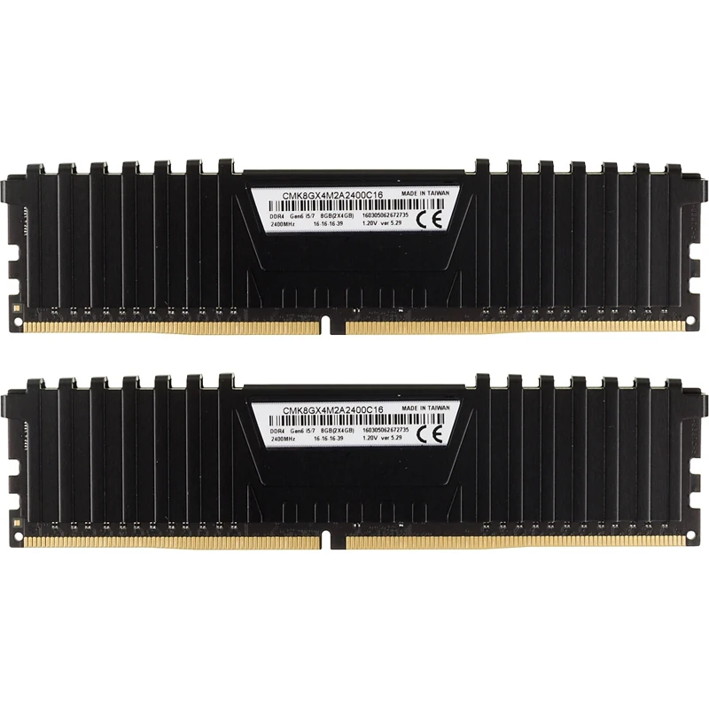 Память DDR4 2x4Gb 2400MHz Corsair CMK8GX4M2A2400C16 RTL PC4-19200 CL16 DIMM 288-pin 1.2В